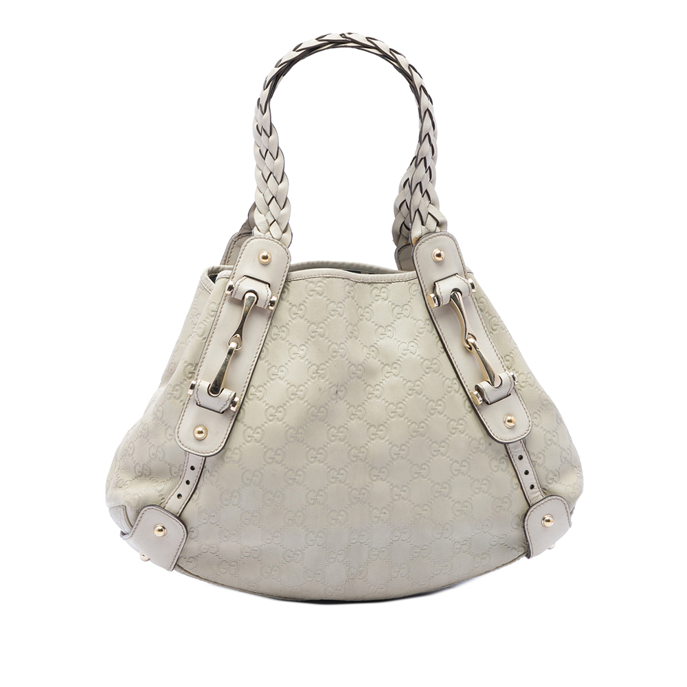Pre-Loved Gucci Small Guccissima Horsebit Pelham Shoulder Bag